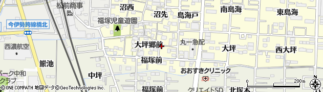 愛知県一宮市木曽川町門間福塚前64周辺の地図