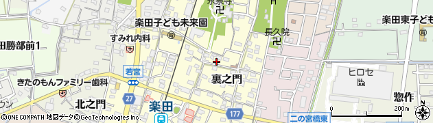 愛知県犬山市裏之門205周辺の地図