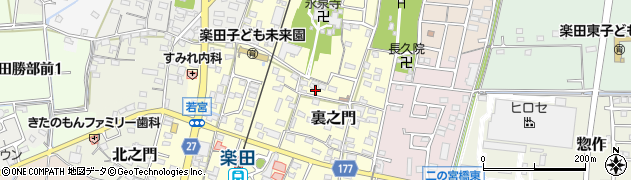 愛知県犬山市裏之門204周辺の地図