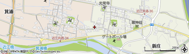 滋賀県米原市新庄515周辺の地図