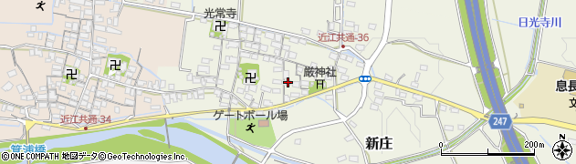 滋賀県米原市新庄412周辺の地図