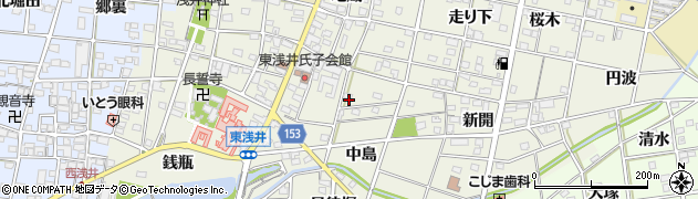 愛知県一宮市浅井町東浅井（杁ノ川）周辺の地図