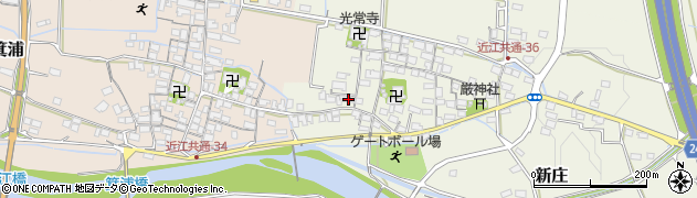 滋賀県米原市新庄492周辺の地図