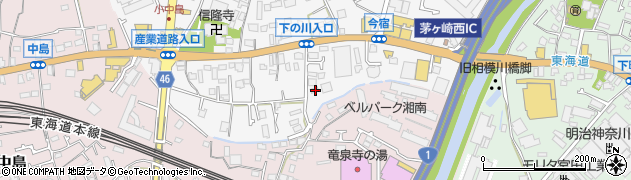 神奈川県茅ヶ崎市今宿446周辺の地図