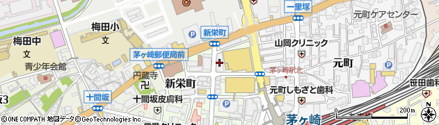 ダイソー茅ヶ崎店周辺の地図