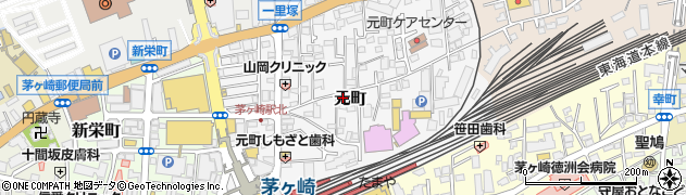 神奈川県茅ヶ崎市元町周辺の地図