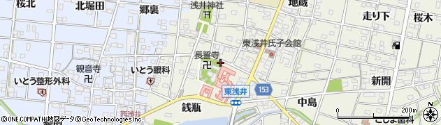 愛知県一宮市浅井町東浅井戌亥178周辺の地図