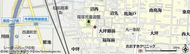 愛知県一宮市木曽川町門間福塚前34周辺の地図