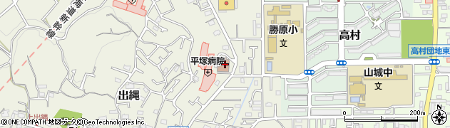 神奈川県平塚市出縄88周辺の地図