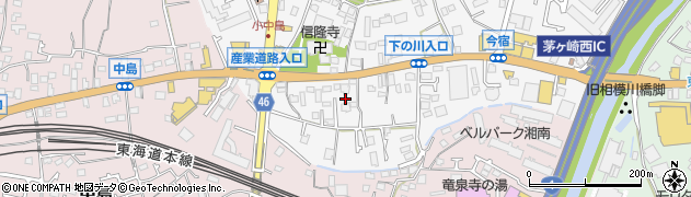 神奈川県茅ヶ崎市今宿855周辺の地図