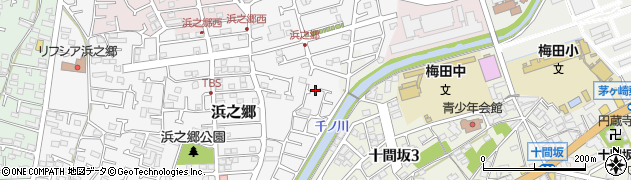 神奈川県茅ヶ崎市浜之郷1147周辺の地図