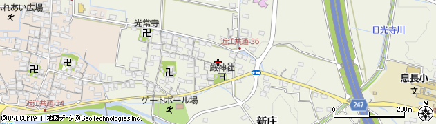 滋賀県米原市新庄336周辺の地図