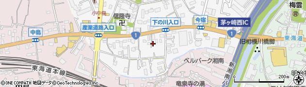 神奈川県茅ヶ崎市今宿863周辺の地図