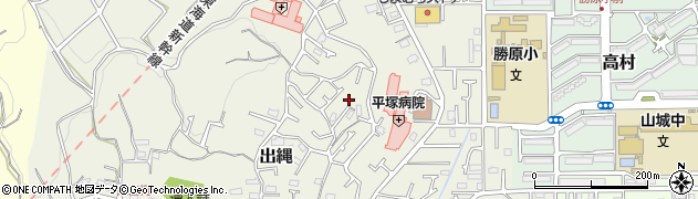 神奈川県平塚市出縄491周辺の地図