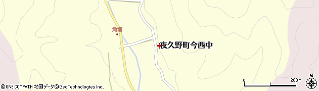 京都府福知山市夜久野町今西中1361周辺の地図