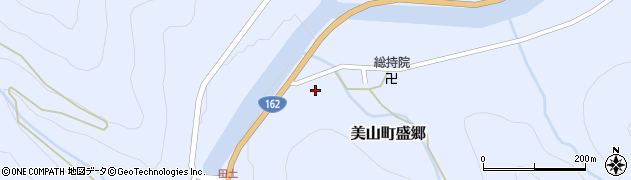 京都府南丹市美山町盛郷清水周辺の地図