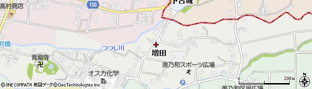 静岡県御殿場市増田周辺の地図