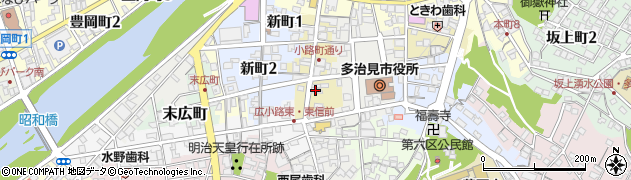 岐阜県多治見市小路町37周辺の地図