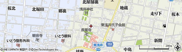 愛知県一宮市浅井町東浅井戌亥27周辺の地図