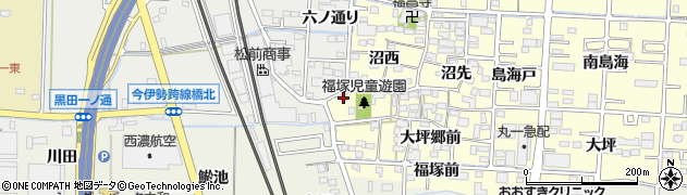 愛知県一宮市木曽川町門間福塚前3周辺の地図