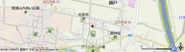 滋賀県米原市新庄470周辺の地図