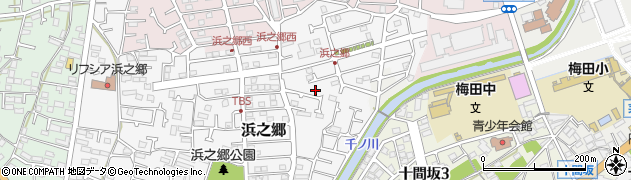 神奈川県茅ヶ崎市浜之郷1154周辺の地図