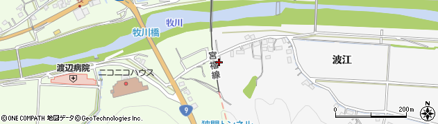 京都府福知山市上天津1376周辺の地図