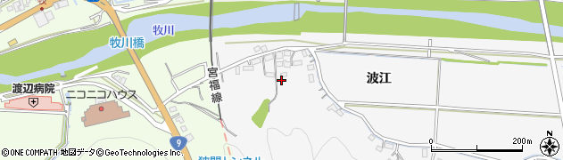 京都府福知山市上天津8周辺の地図