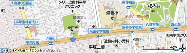 ロイヤルホスト 平塚店周辺の地図
