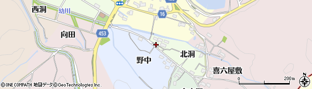 愛知県犬山市北洞7周辺の地図
