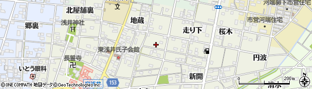 愛知県一宮市浅井町東浅井地蔵70周辺の地図