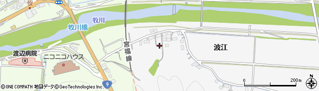 京都府福知山市上天津22周辺の地図
