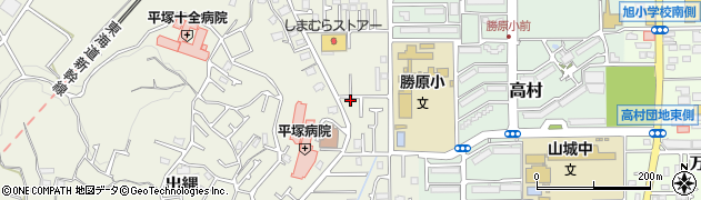 神奈川県平塚市出縄84周辺の地図