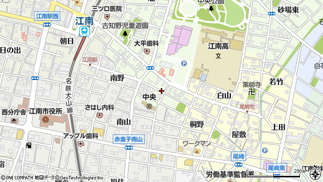 〒483-8174 愛知県江南市北野町小松の地図
