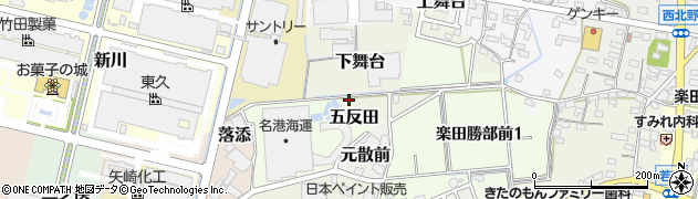 愛知県犬山市下舞台3周辺の地図