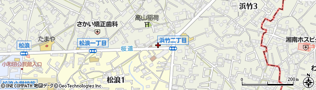 リンガーハット茅ヶ崎浜竹店周辺の地図