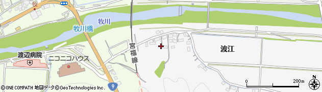 京都府福知山市上天津26周辺の地図