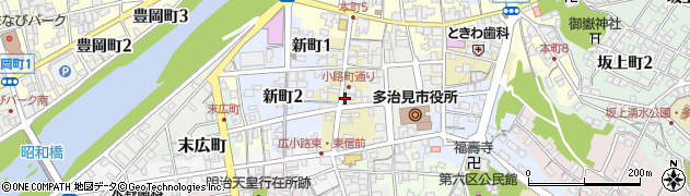 岐阜県多治見市小路町41周辺の地図