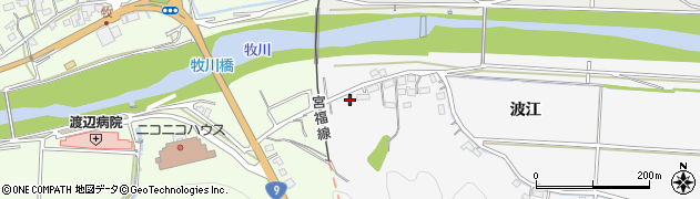 京都府福知山市上天津1380周辺の地図