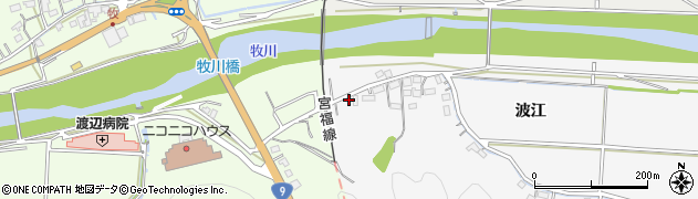京都府福知山市上天津1382周辺の地図