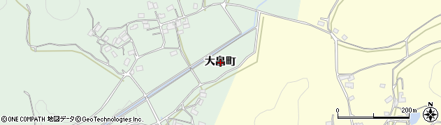 京都府綾部市大畠町周辺の地図