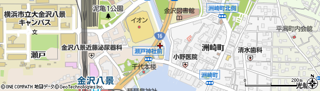 ニッポンレンタカー金沢八景駅前営業所周辺の地図