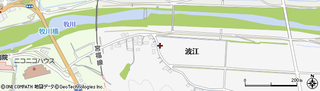 京都府福知山市上天津2096周辺の地図