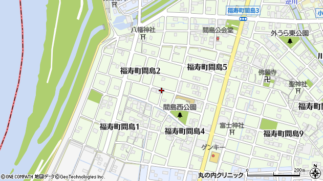 〒501-6251 岐阜県羽島市福寿町間島の地図