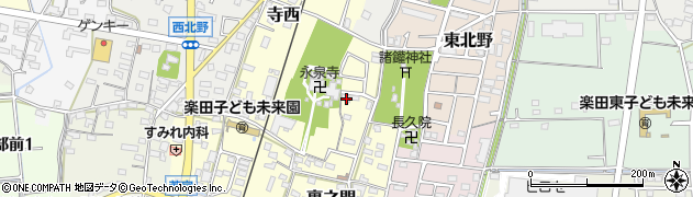 愛知県犬山市裏之門235周辺の地図