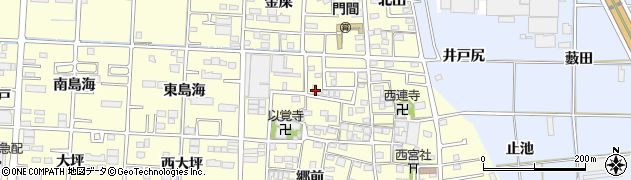 愛知県一宮市木曽川町門間西郷21周辺の地図