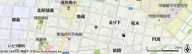 愛知県一宮市浅井町東浅井地蔵69周辺の地図