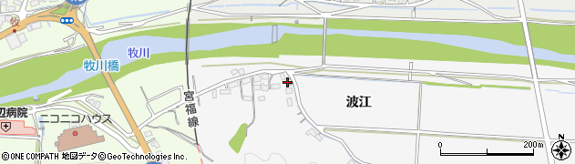 京都府福知山市上天津46周辺の地図