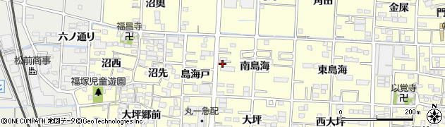 愛知県一宮市木曽川町門間島海中周辺の地図