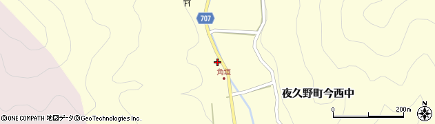 京都府福知山市夜久野町今西中711周辺の地図